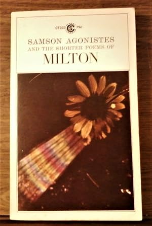 Immagine del venditore per Samson Agonistes and the Shorter Poems of Milton venduto da Berthoff Books