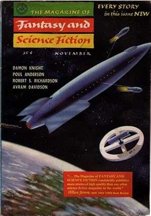 The Magazine of Fantasy And Science Fiction, November, 1957. Featuring Stories by Damon Knight, P...