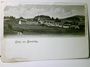 Honetschlag / Hodnov / Ortsteil in Horní Planá, Tschechien. Alte Ansichtskarte s/w ungel. um 1910...