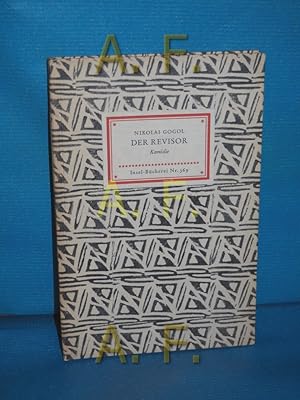 Bild des Verkufers fr Der Revisor : Eine Komdie (Insel-Bcherei Nr. 369) zum Verkauf von Antiquarische Fundgrube e.U.
