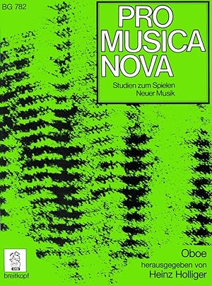 Bild des Verkufers fr Studien zum spielen neuer Musik fr Oboe Pro musica nova zum Verkauf von moluna
