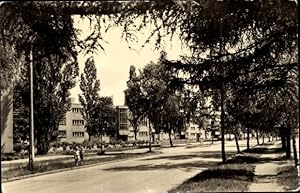 Bild des Verkufers fr Ansichtskarte / Postkarte Rathenow im Havelland, Friedrich Ebert Ring zum Verkauf von akpool GmbH