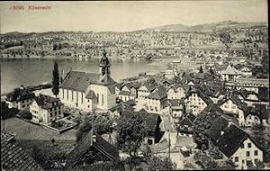 Ansichtskarte / Postkarte Küssnacht Kanton Schwyz, Gesamtansicht, Kirche