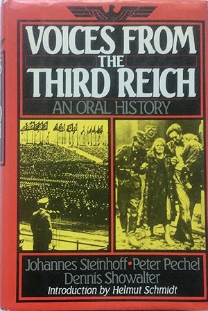 Imagen del vendedor de Voices from the Third Reich: An Oral History a la venta por Jay's Basement Books