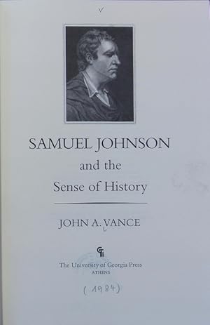 Bild des Verkufers fr Samuel Johnson and the sense of history. zum Verkauf von Antiquariat Bookfarm