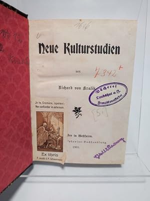 Bild des Verkufers fr Neue Kulturstudien. zum Verkauf von Antiquariat Bookfarm