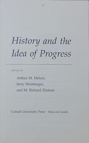 Seller image for History and the idea of progress : [Symposium on Science, Reason, and Modern Democracy, Michigan State University]. for sale by Antiquariat Bookfarm