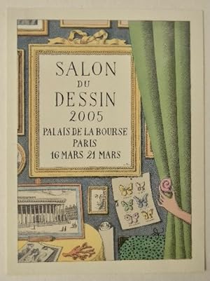 CARTON POUR LE SALON DU DESSIN 2005.