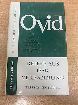 Ovid: Briefe aus der Verbannung. Lateinisch - deutsch.