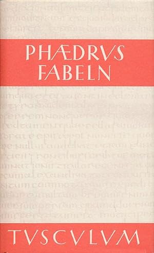 Immagine del venditore per Fabeln : lateinisch-deutsch. Phaedrus. Hrsg. und bers. von Eberhard Oberg (= Sammlung Tusculum ). venduto da Antiquariat Berghammer