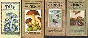 Schreibers kleiner Atlas der Käfer, Insekten Heft 2, Pilze und Taschenatlas der eßbaren und schäd...