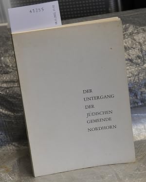 Der Untergang der jüdischen Gemeinde Nordhorn - herausgegeben von der Stadt Nordhorn