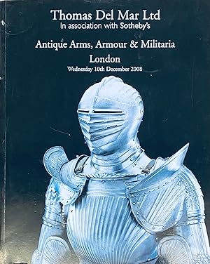 Image du vendeur pour Antique Arms, Armour and Militaria - London Wednesday 10th December 2008 mis en vente par Bookworm