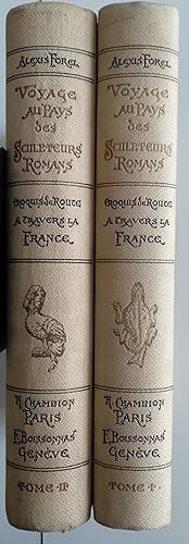 Seller image for VOYAGE AU PAYS DES SCULPTEURS ROMANS-CROQUIS DE ROUTE A TRAVERS LA FRANCE for sale by Librairie l'Aspidistra