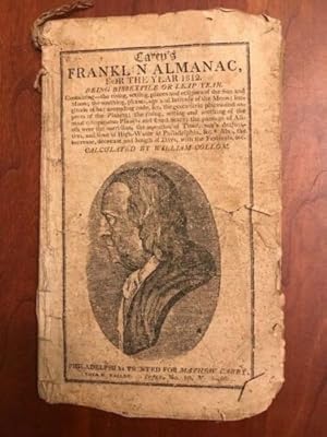 Seller image for Carey's Benjamin FRANKLIN Almanac for 1812, Leap Year, Philadelphia for sale by Jim Crotts Rare Books, LLC