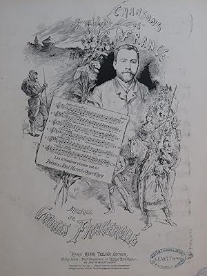 Imagen del vendedor de FRAGEROLLE Georges Sentinelle Veillez ! Chant Piano ca1890 a la venta por partitions-anciennes