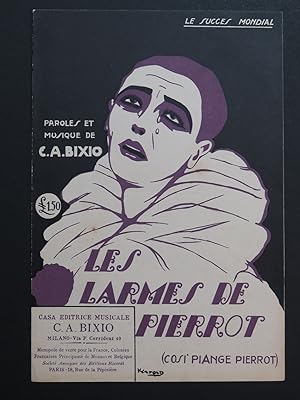Seller image for Les Larmes de Pierrot Bixio Chant for sale by partitions-anciennes