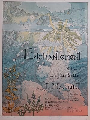 Seller image for MASSENET Jules Enchantement No 4 E. Grasset Chant Piano for sale by partitions-anciennes