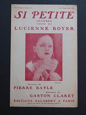 Image du vendeur pour Si Petite Gaston Claret Lucienne Boyer Chant 1932 mis en vente par partitions-anciennes