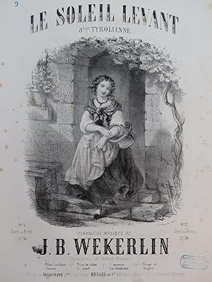 Image du vendeur pour WEKERLIN J. B. Le Soleil Levant Piano ca1855 mis en vente par partitions-anciennes