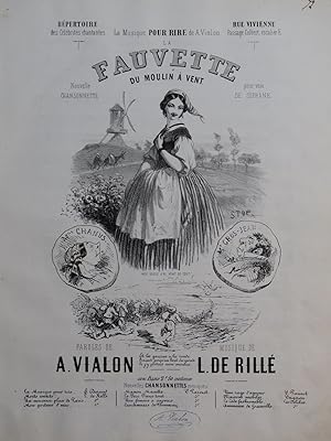 Seller image for DE RILL Laurent Fauvette Chant Piano XIXe sicle for sale by partitions-anciennes