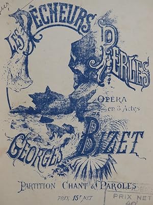 Seller image for BIZET Georges Les Pcheurs de Perles Chant 1930 for sale by partitions-anciennes