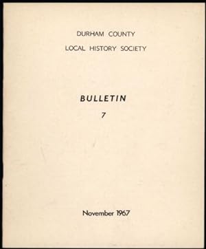 Durham County Local History Society. Bulletin 7