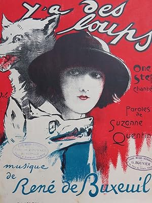 Seller image for DE BUXEUIL Ren Y'a des loups Chant Piano ca1924 for sale by partitions-anciennes