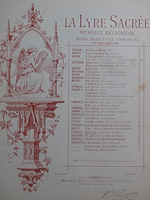 Seller image for STRADELLA Alessandro Agnus Dei Chant Orgue for sale by partitions-anciennes