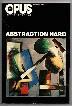 Seller image for Opus International N103. Abstraction Hard. for sale by Librairie-Galerie Dorbes Tobeart