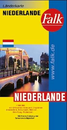 Bild des Verkufers fr Internationale Landerkarte 1:300 000: Mit Ortsverzeichnis = Netherlands = Les Pays-Bas (Falk Plan) zum Verkauf von WeBuyBooks