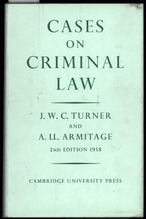 Imagen del vendedor de Cases on Criminal Law a la venta por Sapience Bookstore