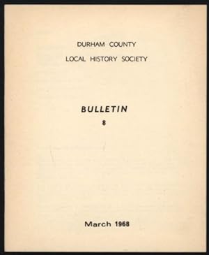Durham County Local History Society. Bulletin 8