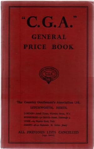 Seller image for C.G.A' General Price Book for sale by Sapience Bookstore