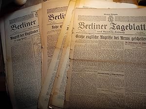 Berliner Tageblatt 23 Ausgaben Mitte 1918 47. Jahrgang