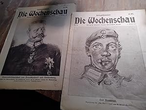 Die Wochenschau Zwei Kriegsnummern Nr, 38 und Nr. 41 1917