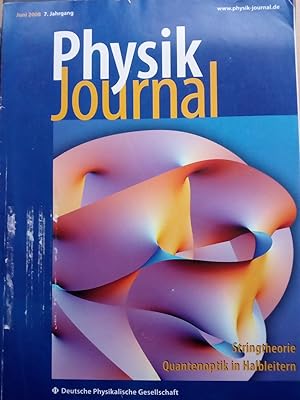 Seller image for Physik Journal. 7. Jahrgang. Juni 2008 for sale by Versandantiquariat Jena