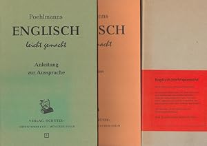 Bild des Verkufers fr Poehlmanns Englisch leicht gemacht - 14 Lehrhefte und ein Wrterbuch mit Aussprachebezeichnung. nach den Grundstzen von Pehlmanns Gedchtnislehre zum Verkauf von Versandantiquariat Nussbaum