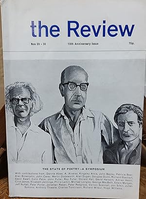 Bild des Verkufers fr The Review. Spring - Summer 1972. A Magazine of Poetry and Criticism. 10th Anniversary Issue. Nos 29-30. The State of Poetry - A Symposium. zum Verkauf von Shore Books