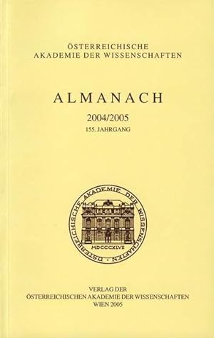 Almanach der Akademie der Wissenschaften / Almanach der Akademie der Wissenschaften 2004/2005 155...