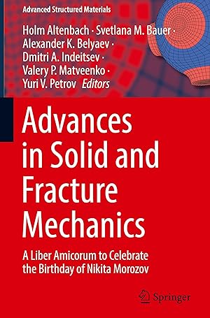 Imagen del vendedor de Advances in Solid and Fracture Mechanics a la venta por moluna
