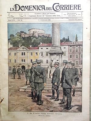 La Domenica del Corriere 3 Settembre 1916 WW1 Gorizia Podgora Rubbia Carso Somme