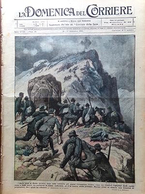 La Domenica del Corriere 10 Settembre 1916 WW1 Nazario Sauro Chiesa Gorizia Yser