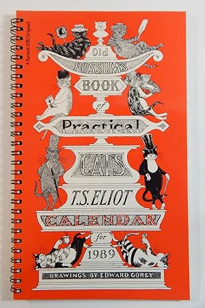 Bild des Verkufers fr Old Possum/'s Book of Practical Cats Calendar for 1989 zum Verkauf von Thorn Books, ABAA