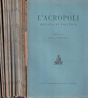 L'Acropoli. Rivista di politica (serie completa)