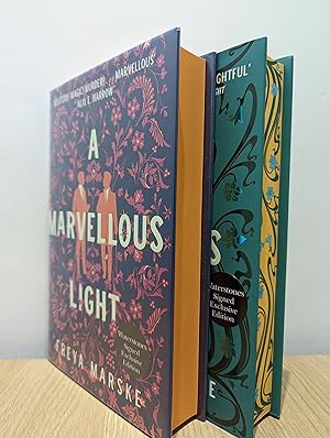 Seller image for A Marvellous Light; A Restless Truth (The Last Binding 1-2) (Signed First Edition with sprayed edges) for sale by Fialta Books