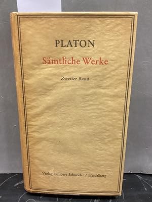 Platon - Sämtliche Werke 2. Band.