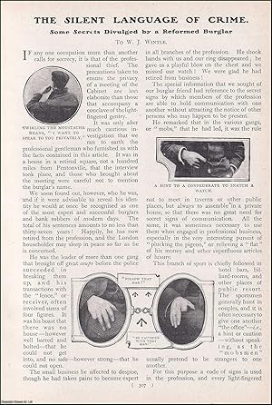 Image du vendeur pour The Silent Language of Crime : some Secrets divulged by a Reformed Burglar. An uncommon original article from the Harmsworth London Magazine, 1902. mis en vente par Cosmo Books