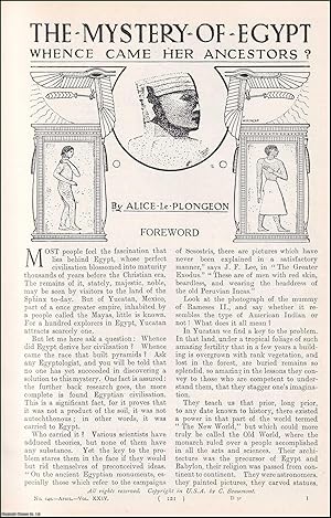 Seller image for The Mystery of Egypt : whence came her Ancestors ? An uncommon original article from the Harmsworth London Magazine, 1910. for sale by Cosmo Books