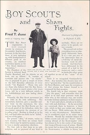 Imagen del vendedor de Boy Scouts & Sham Fights. An uncommon original article from the Harmsworth London Magazine, 1910. a la venta por Cosmo Books